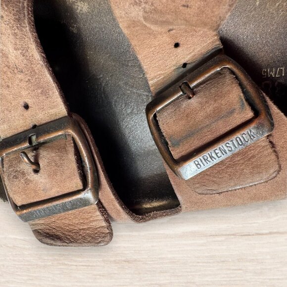 Birkenstock Milano Brown Suede Sandals Women’s 7 / EU 38 - Picture 4 of 4